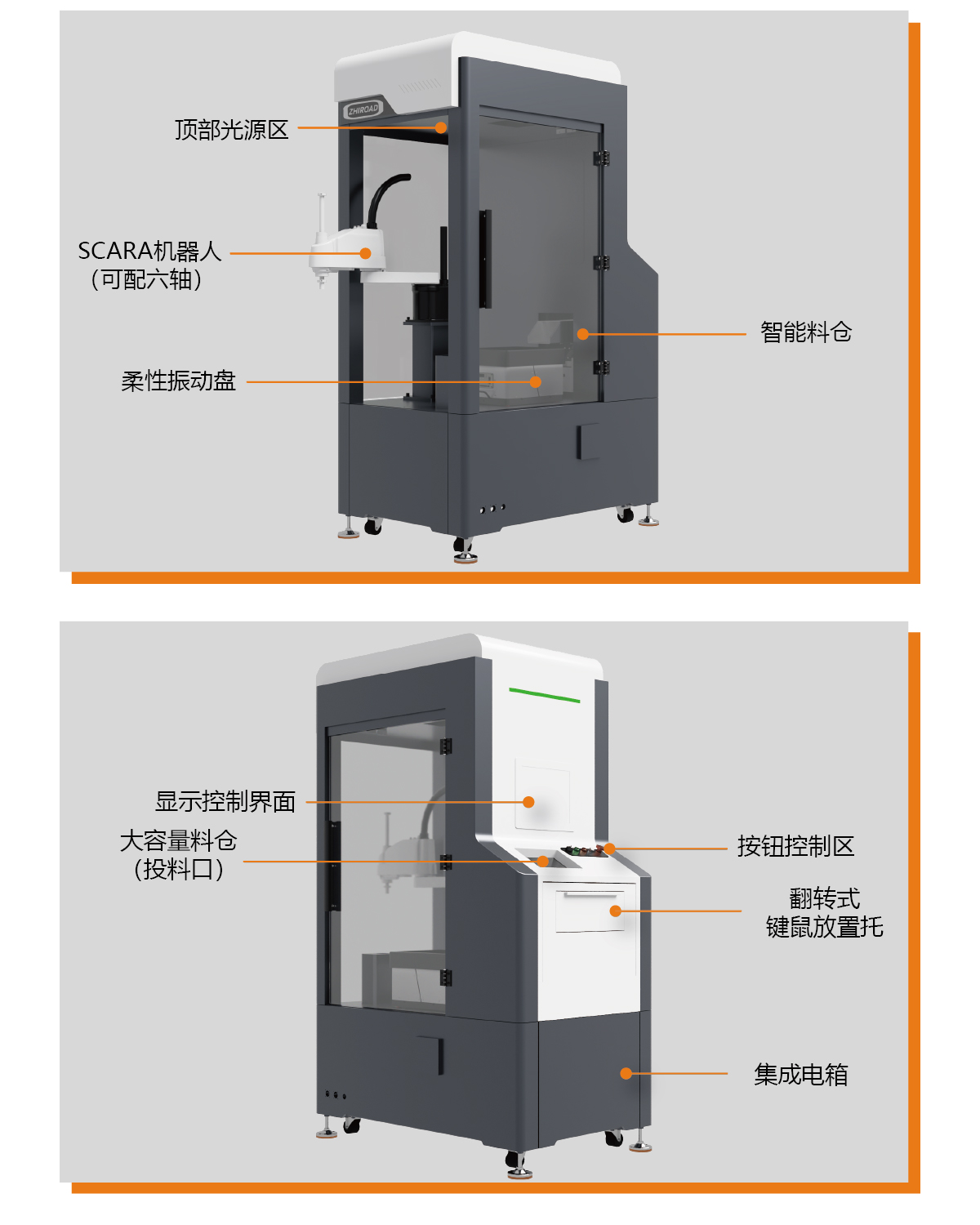 单振盘SCARA柔性上料工作站